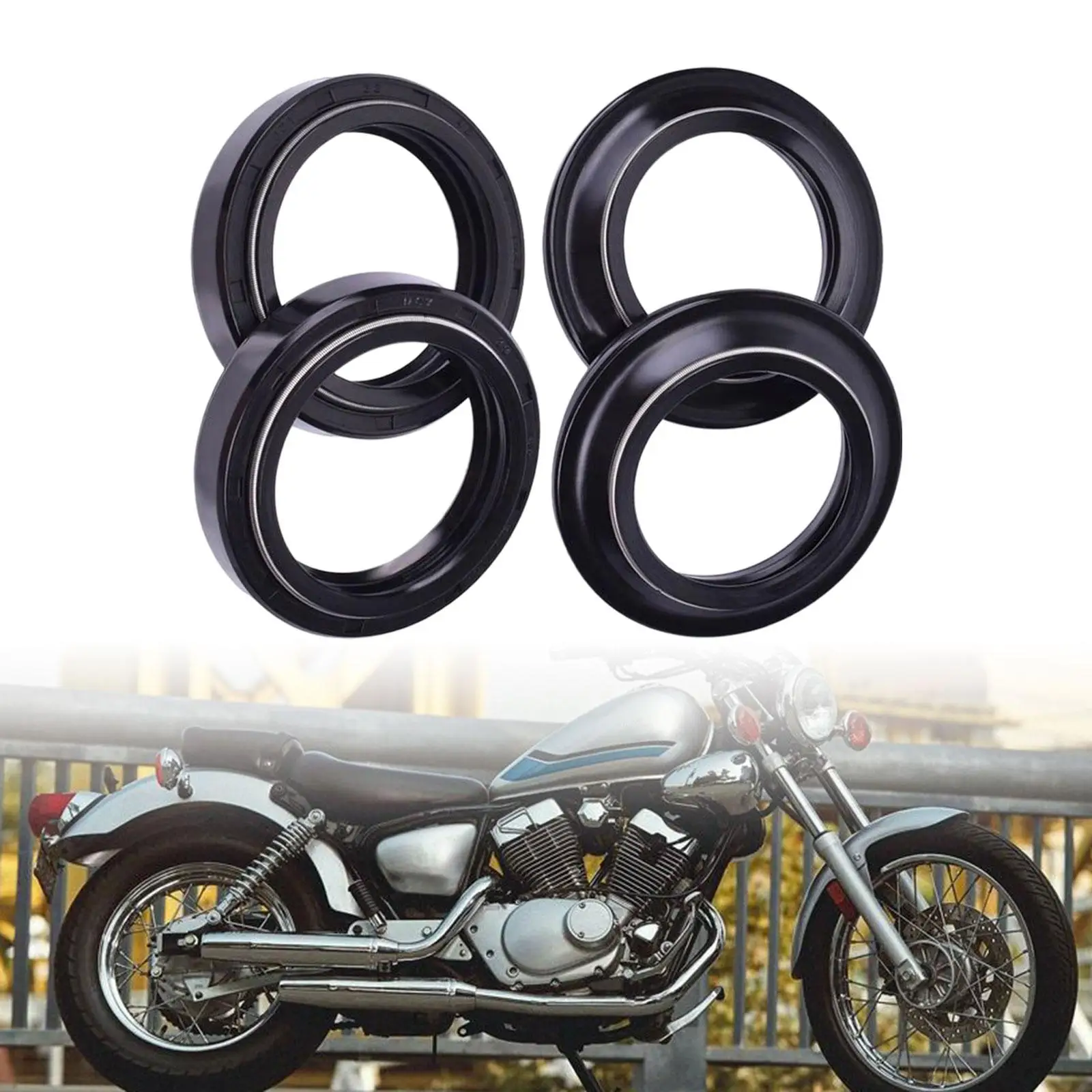 Kit de 5 joint spy ATHENA complet pour moto YAMAHA XV VIRAGO 125 cc de