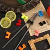 5Pcs Plastic chopsticks clip Chopsticks Aid Training Covers Chopstick Holders Chopstick Clamps Sushi Chopsticks Kitchen Tools 6
