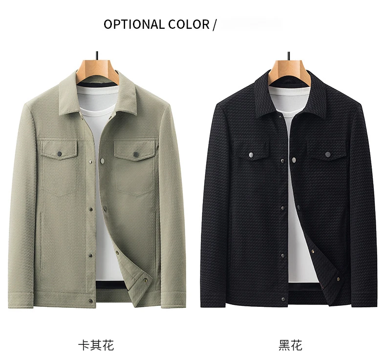 Arbeitsjacke Herren neue Herbst 2023 lässige Reversjacke für junge und mittlere koreanische Trendfrühlings- und Herbstkleidung_voghion.com