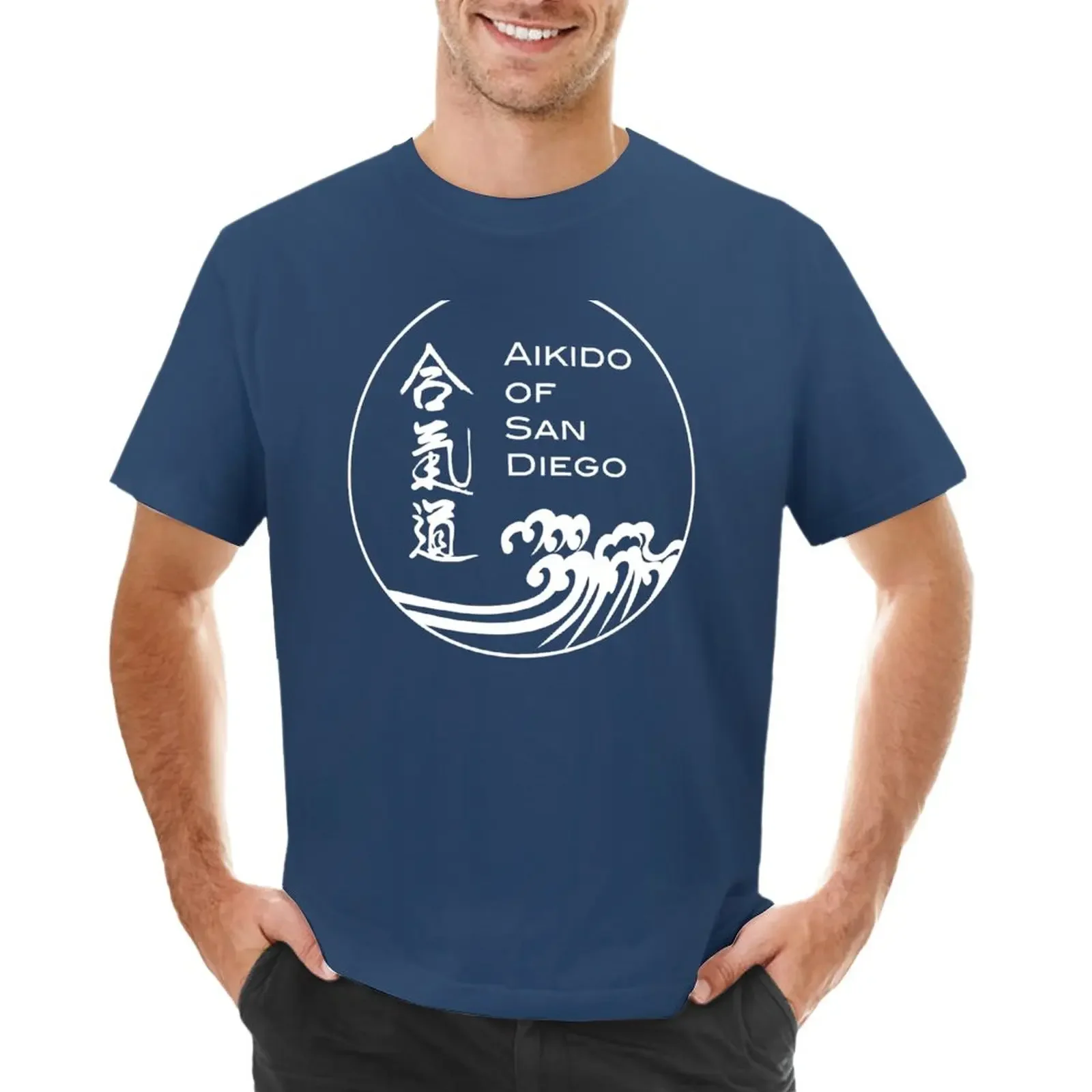 

Aikido of San Diego - White T-Shirt sublime customs Men's clothing