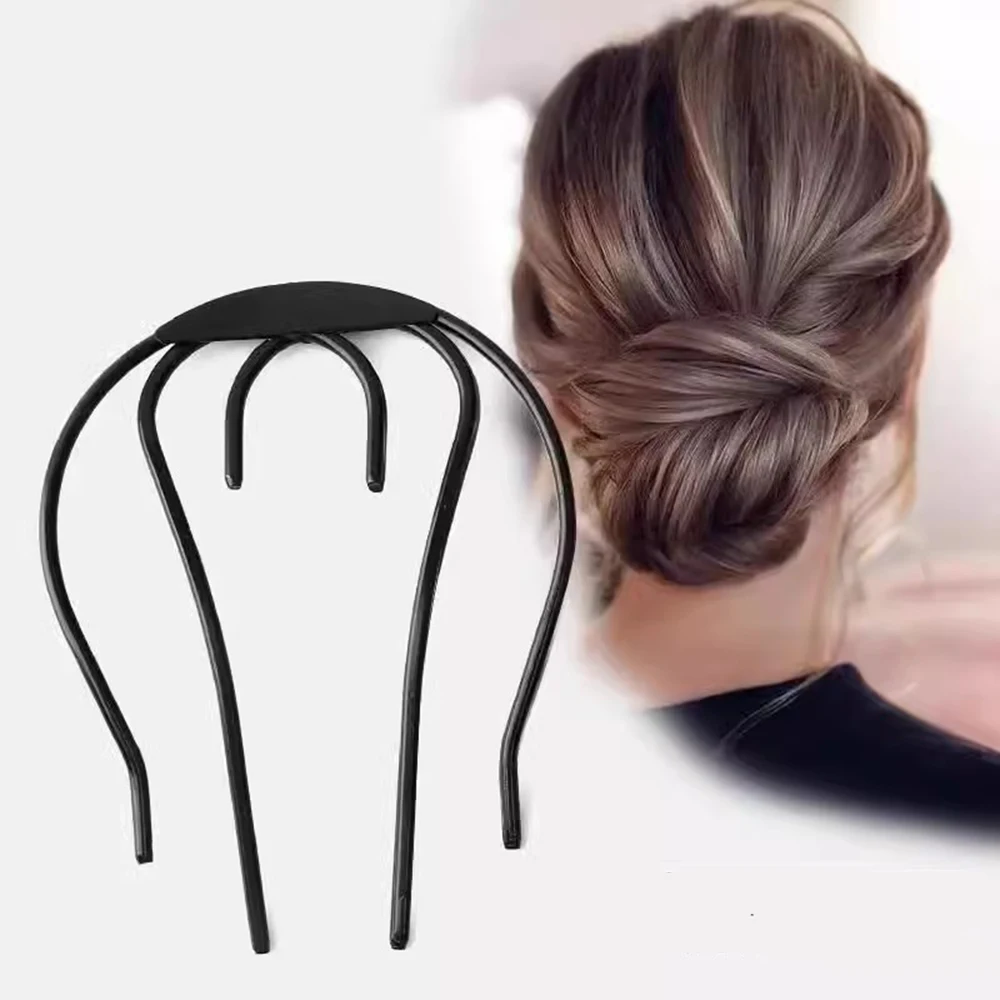 Invisible Simple U-shaped Hairpin Women Ball Head Hairpin Adult For Lazy Hair Fixation Artifact Insert Comb Styling Accessories