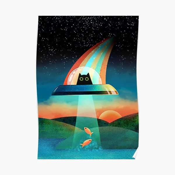 

The Purrfect постер с изображением чужого Decor винтажная картина, смешная стена, современная живопись, роспись, домашняя роспись без рамки
