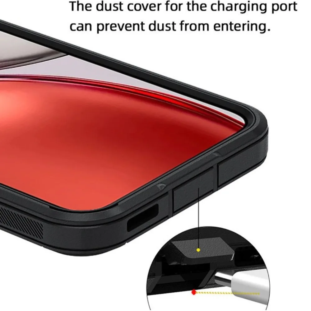 Enhanced Heavy Duty 3-Layer Shockproof Protection Case with Hybrid Defender Ott Armor