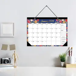 Agenda Organizer 2024 Large Wall Calendar Schedule Planner Time Planning Calendar Planner Daily Schedule 18 Months