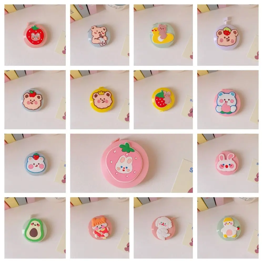 Tape Measure Flexible Cartoon Auto Shrink 150cm Centimeter Inch Soft Retractable Ruler Waist