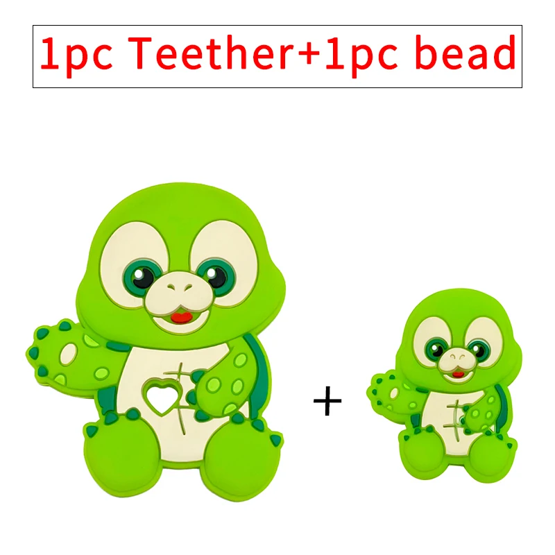 Teething Toys 2pcs Silicone New Disney Teething Beads Cartoon Shape Baby Teethers Food Grade Teething Toys Diy Pacifier Clips Accessories