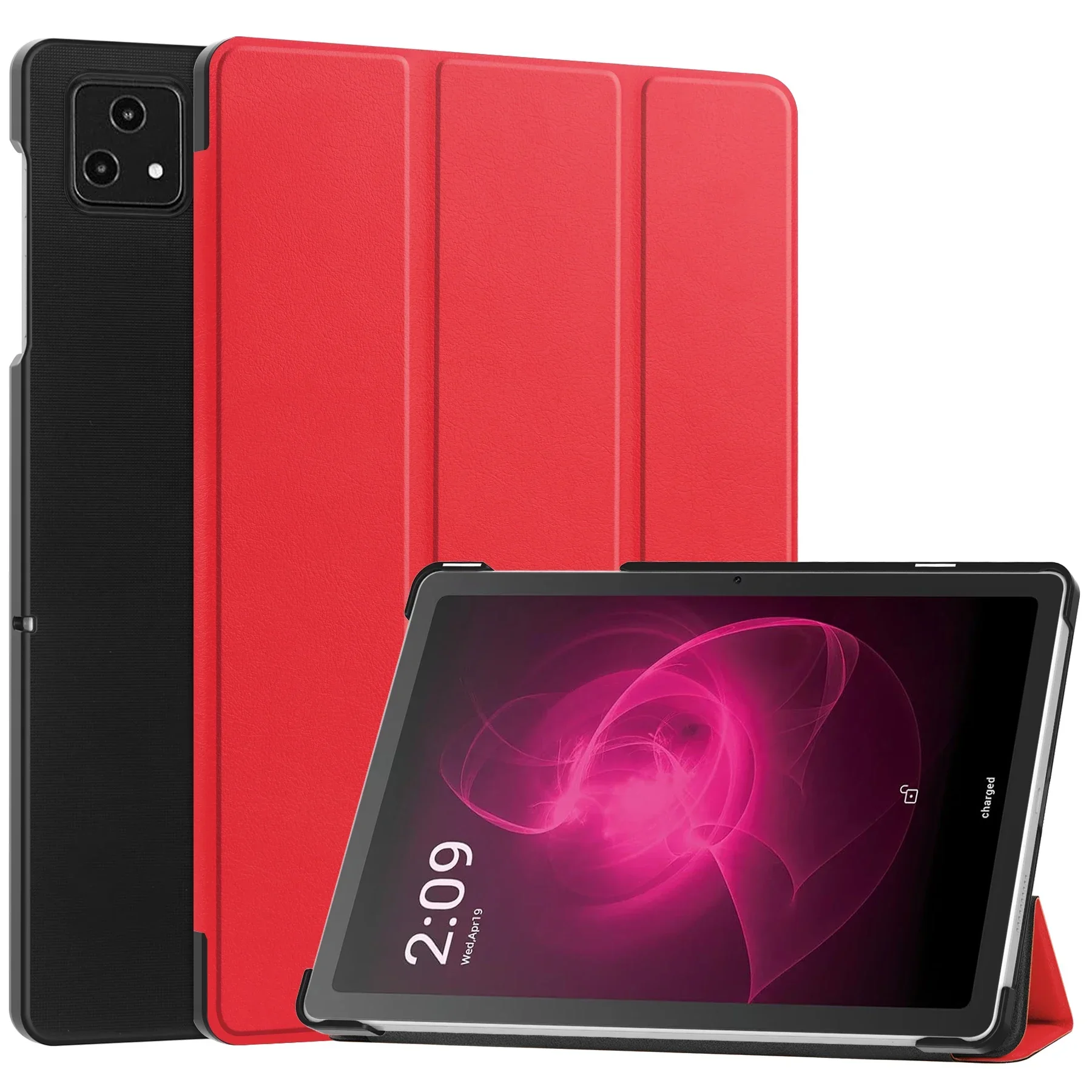 Premium 10.36-Inch Tablet Cover with Auto Sleep/Wake Function and Triple-Fold PU Leather Flip Stand