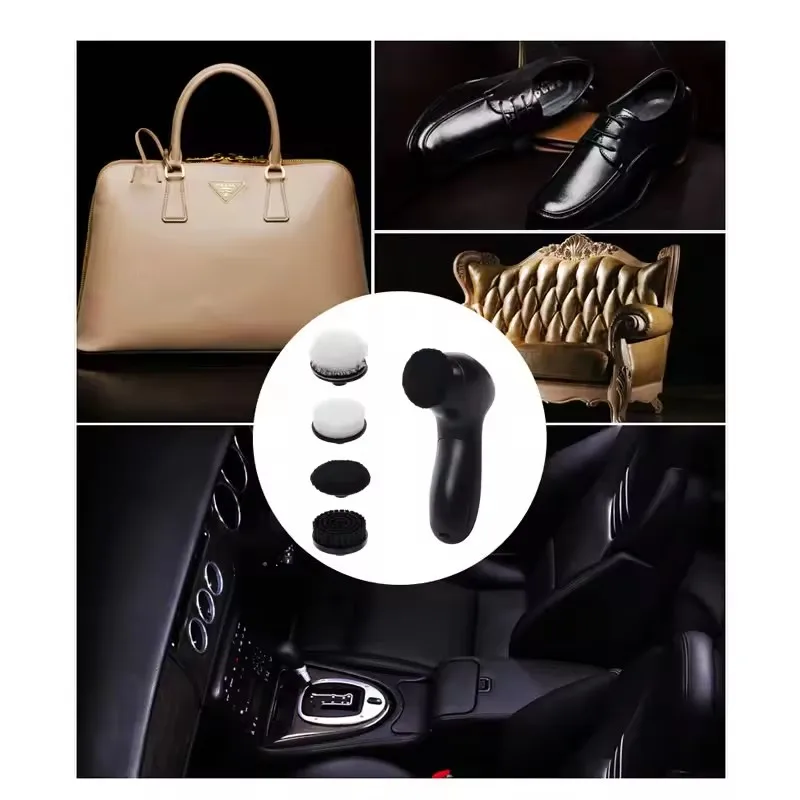 High Quality Portable 3-In-1 Electric Shoe Brush Sofa Car Seat Leather Shoes Cleaning And Maintenance Shine For Travel 6