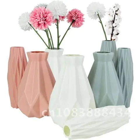 

Contemporary Nordic Style Large Flower Vase for Living Room/Dinner Table/Office Desk Floral Decor Home Decorations