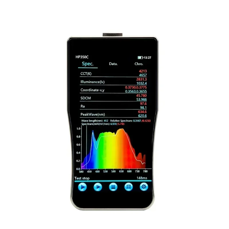 

Портативный портативный анализатор зеркального спектра HP350C 380-780 нм