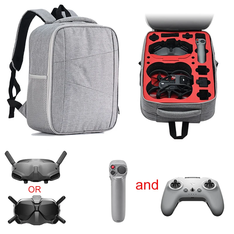 DJI 아바타 드론 가방용 DJI 아바타 보관 가방 블랙 더블 숄더 플라잉 안경 보관 케이스