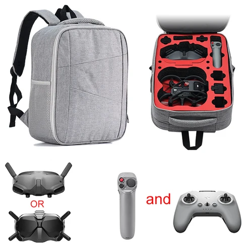 DJI 아바타 드론 보관 가방, 더블 숄더 플라잉 안경 보관 케이스, 블랙 2