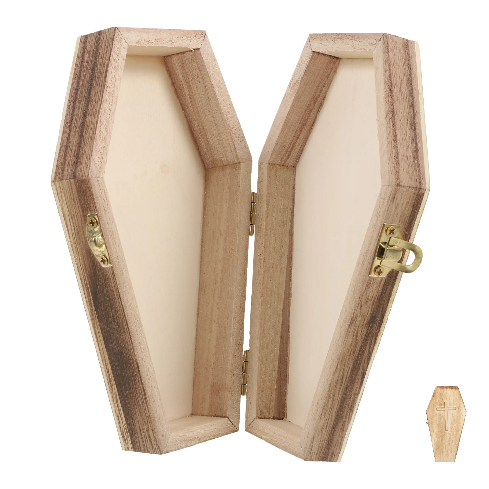 Coffin Shaped Jewelry Box Necklace ganizer Earring Holder Home Decor Halloween Container Small Coffin Box Delicate Jewelry