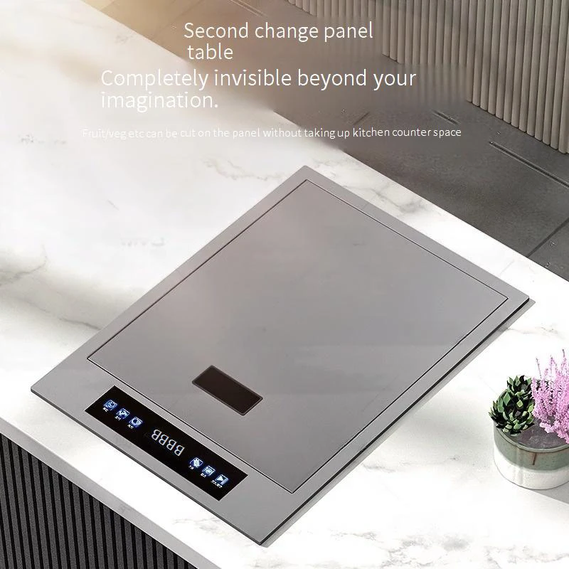 Intelligent Fruits And Vegetables Disinfection Hidden Cup Washer Kitchen Sink Water Catalyst Bar Sink Stainless Steel Wash Basin 4