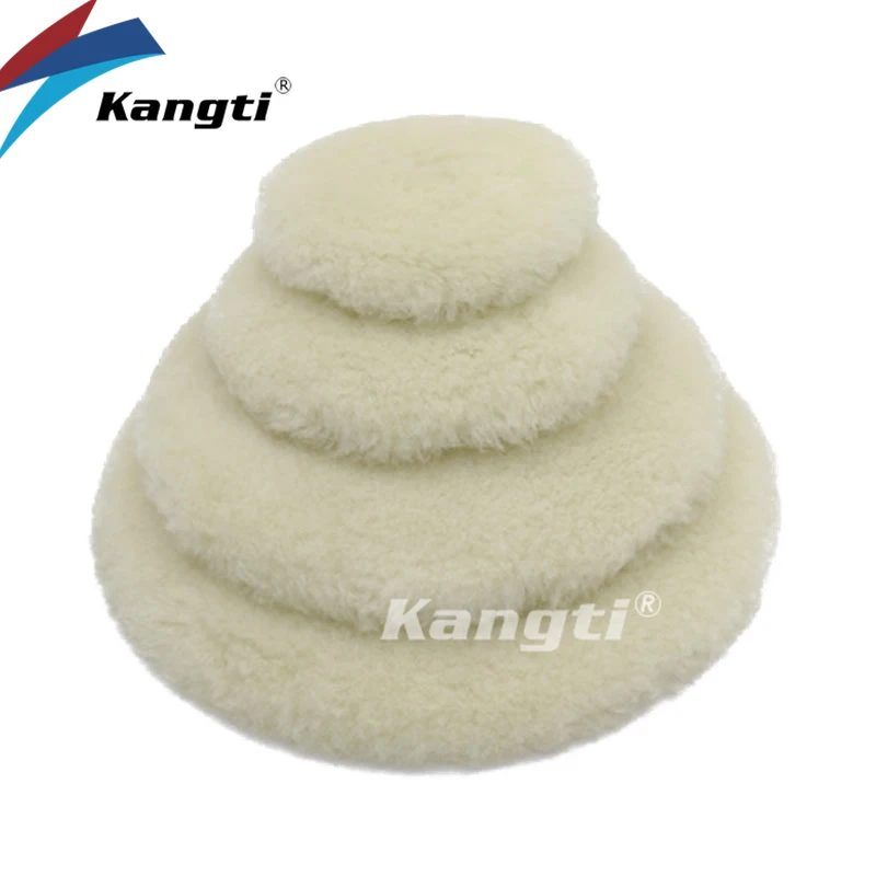 Kangti 3/5/6/7inch 3Ｍ 헤비 컷 울 폴리싱 패드 DA/Ro 자동차 폴리셔..