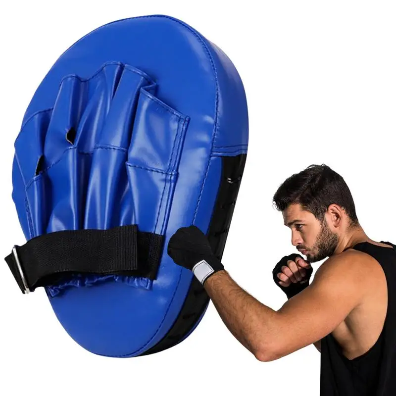 

Boxing Mitts Hand Target Curved Training Gear Punching Mitts Boxing Pads Curved Focus Mitts Thick Adjustable For Kickboxing Muay
