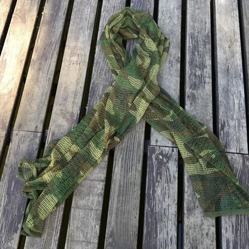 Camouflage Mesh Scarf Veil