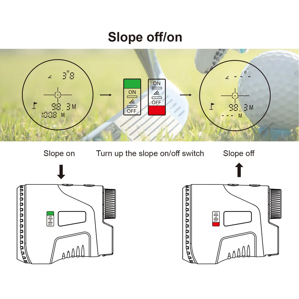 Multifunction Laser Rangefinder Meter Outdoor Golfs Telescopes 450M-1000M Range-Finder Laser Afstandsmeter Tool with LCD Display