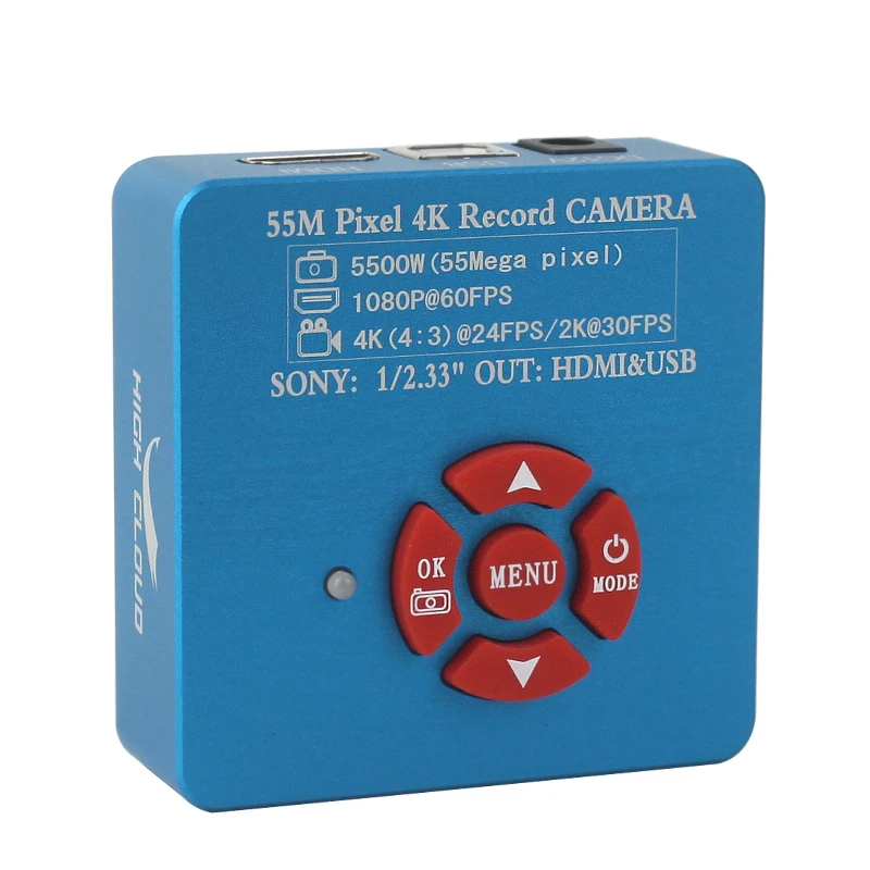 SONY IMX307 48MP 50MP 2K VGA HDMI USB TF 1080P Video Microscope Camera C MOUNT Lens For Phone Tablet PC PCB IC Soldering Repair 3