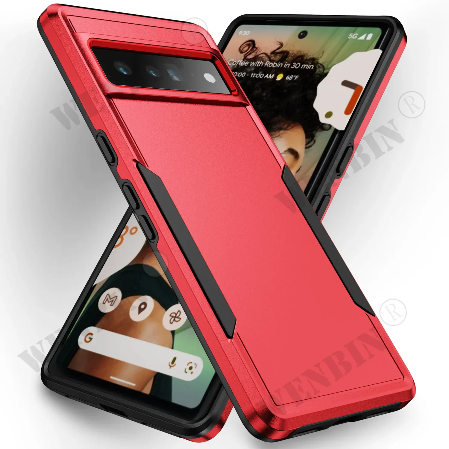 Heavy Duty Slim Armor Shockproof Protector Case - Premium Anti-Drop Rugged Cover