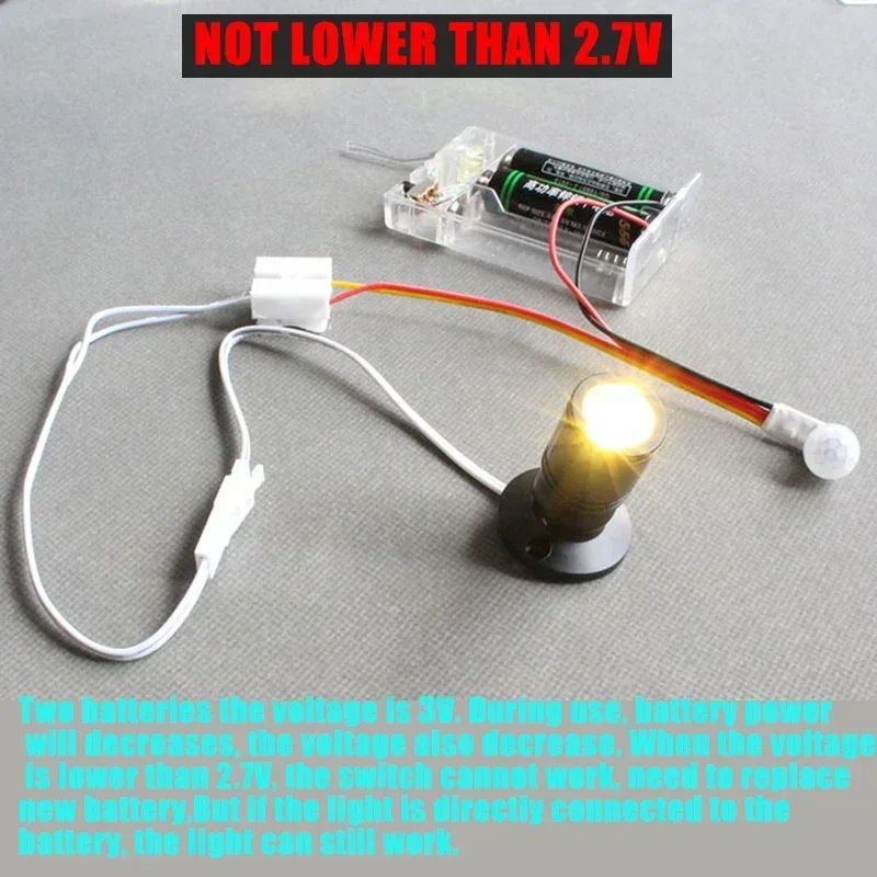 Mini PIR LED Delay Switch DC3.7v 5v 12v 24v Infrared Motion Sensor