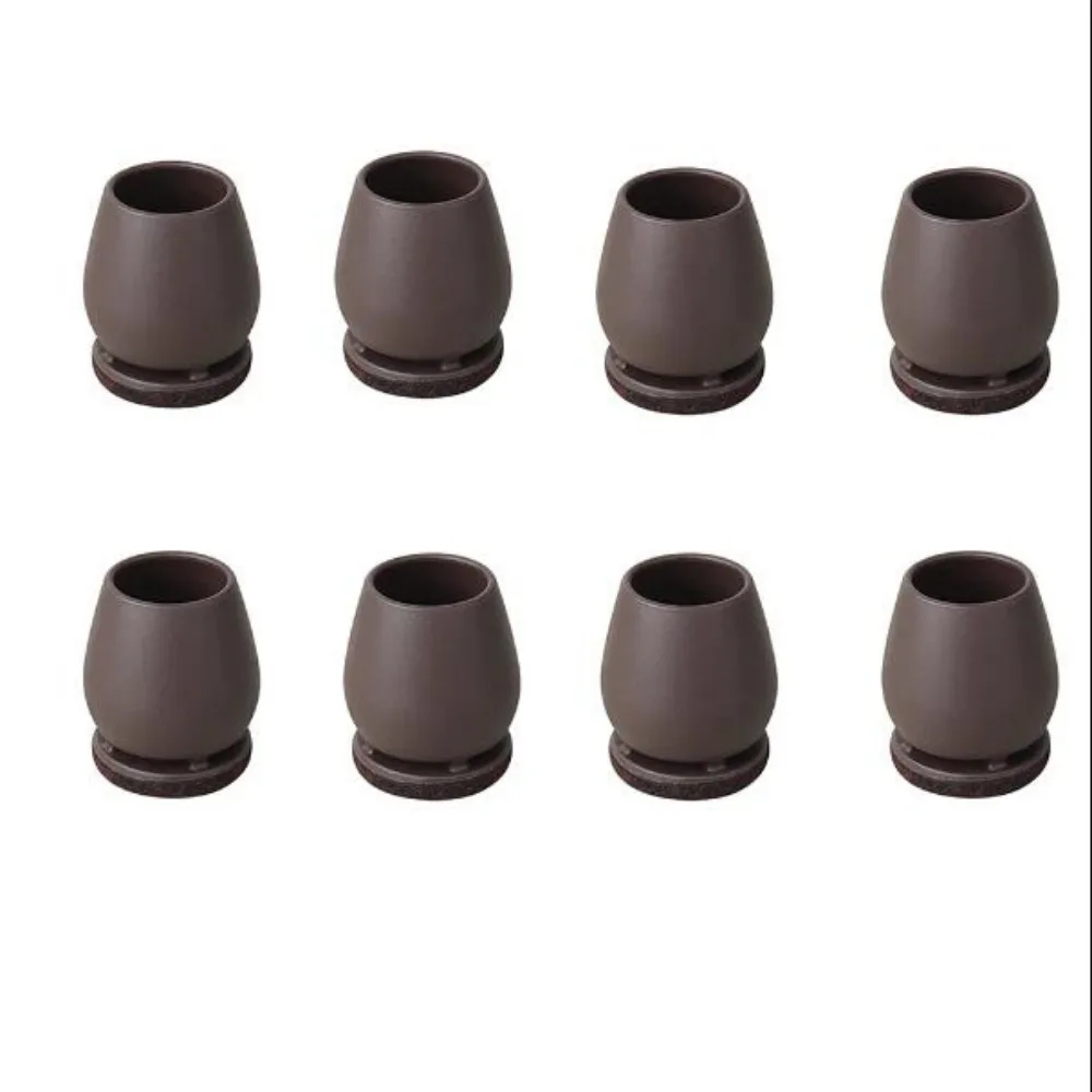 עם כיסוי רגל כיסא מפוליאסטר עבה להפחתת רעש, מגן רצפה לרגל כיסא עגול / ריבועי TPE לא מחליק