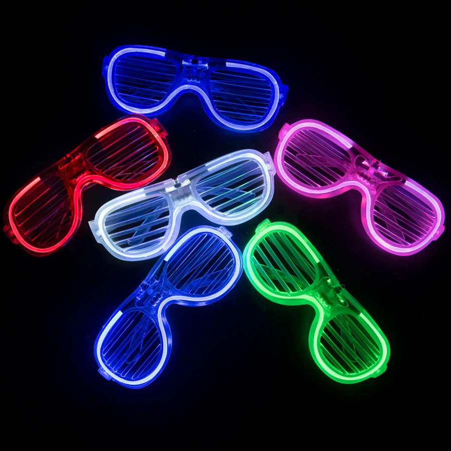 Description Picture 4 of itemLight Up LED Glasses 5 Colors Heart Shape Glow Glasses Glow in The Dark Bar Party Concert Props Fluorescent Glow Party Supplies