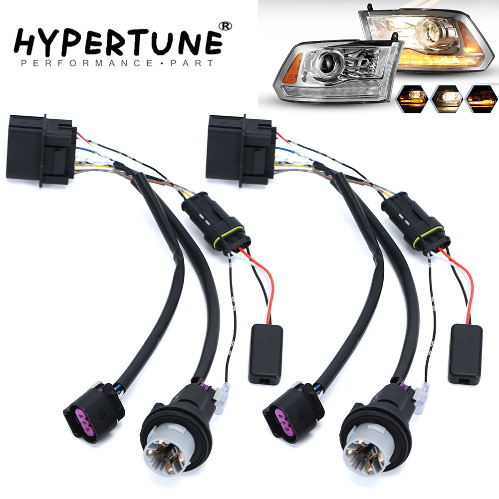 1 Pair Projector Headlight Conversion Wire For 13 18 Ram 1500 2500 3500