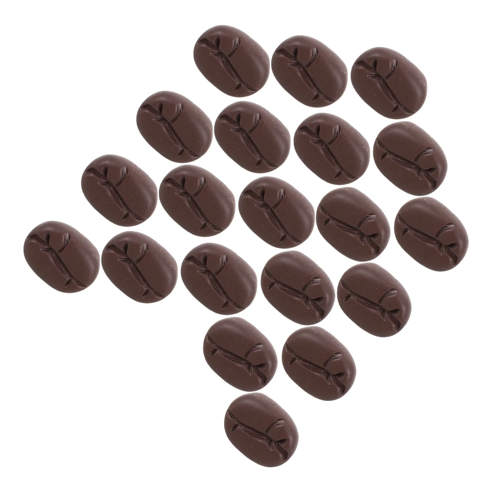 30Pcs 커피 콩 푸시 핀 수지 크리 에이 티브 압정 귀여운 장식 사무실 압정 게시판 코르크 보드 사진 벽 메모