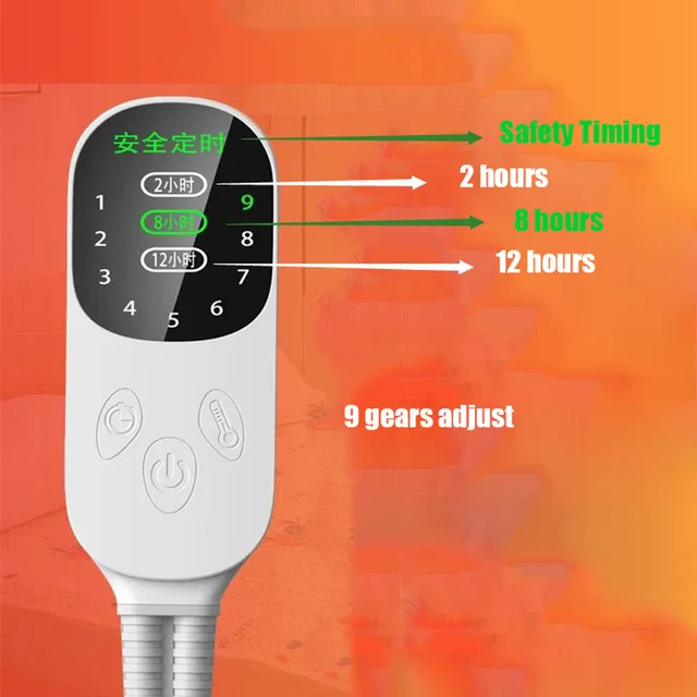 12 V / 24 -Os Autó Teherautó -Fűtés Takaró Elektromos Fűtött Meleg Fűtés - Image 3