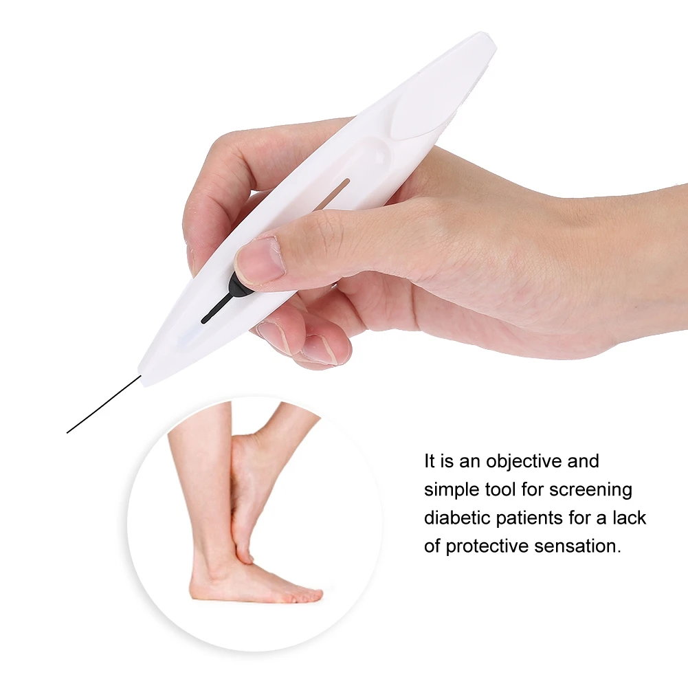 Medical Sensory Tester 10g Medical Diabetic Monofilament Sensory Tester Foot Skin Contact Nerve Needle Pen Filament Endocrinological Diagnostic Tool