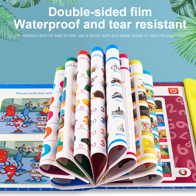 Russian Language Reading E-book Toys for Children Learning Interactive Reading Voice Book Kids Study Early Educational Gift 2