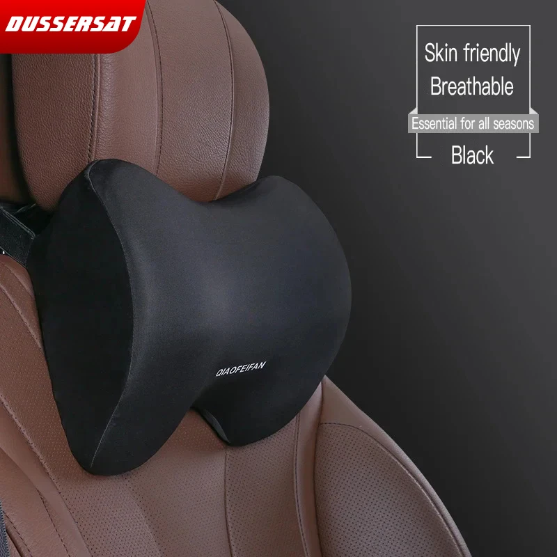 

Auto Headrest Pillow Neck Memory Lumbar Support Cotton Breathable Auto Seat Cushion Interior Car Accessories For Car Products