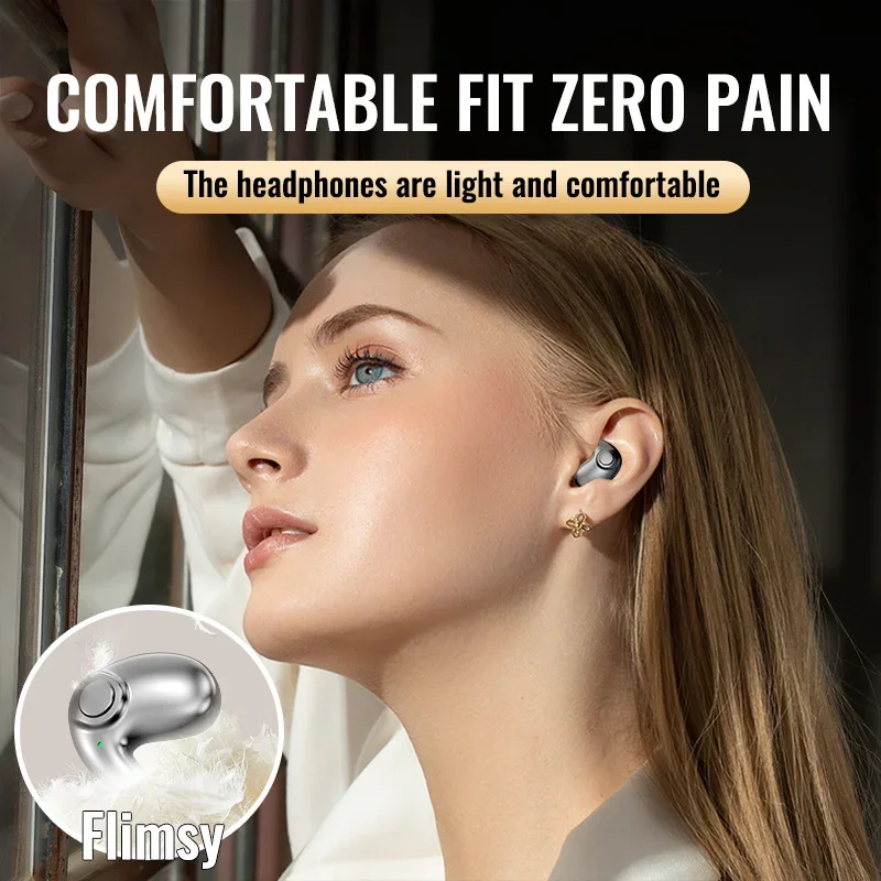 Xiaomi Sleep Invisible Earbuds Tiny Headphones Noise Cancelling Wireless Headsets Sports Stereo Bluetooth 5.3 Earphone With Mic 6