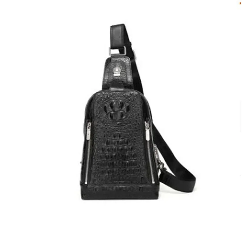 hongzhiya chest bag real crocodile leather bag one shoulder cross chest leather crocodile fashiona