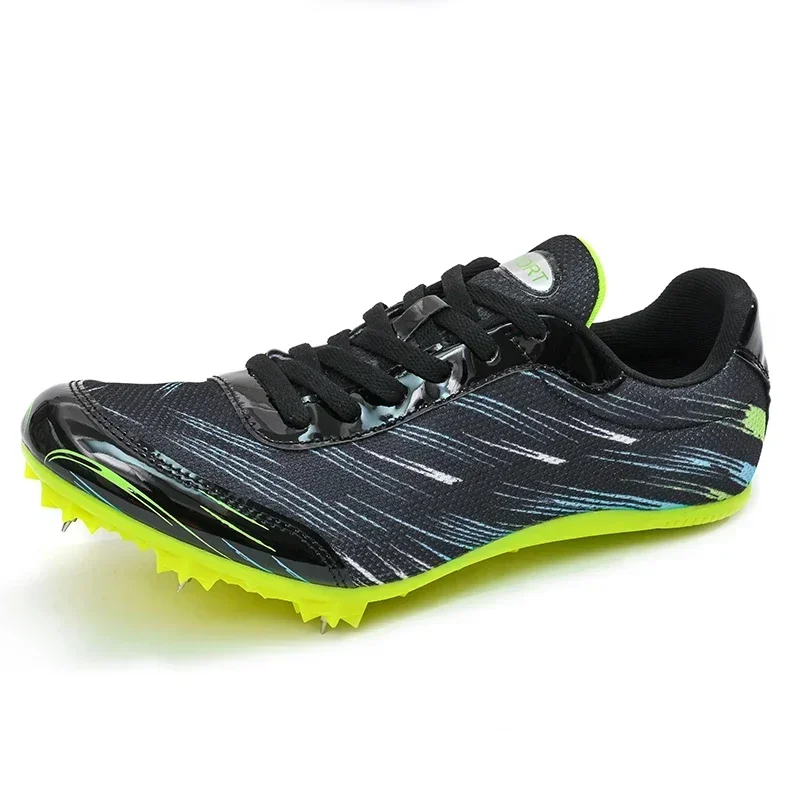 Sprint Track Field Shoes Children Outdoor Sport Athletics Spikes for Running Kids Boys Girls Training Nail Shoes Sneaker T18 for Running Spikes Athletic Running Shoes