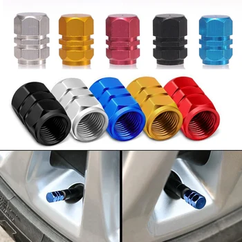 Alternative view of Car Wheel Caps Valve Stem Cap Tire Covers Aluminum Air Valve Tire for BMW Automobiles Motorcycles Bicycle Auto Accessories Tool