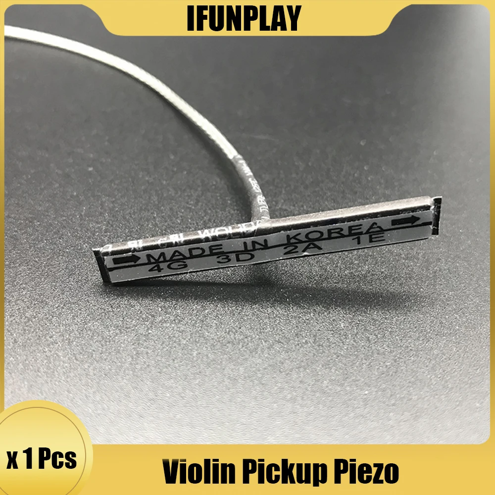 Violin Pickup Bridge Piezo Violin Fiddle EQ Equalizer Pickup Bridge Piezo Maker Parts