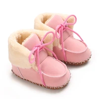 Baby shoes with winter velvet casual anti slip soft sole baby cotton shoes Boy's and Girl's baby casual walking shoes 2