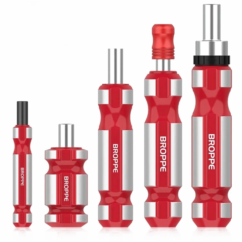 

BROPPE High-Strength Screwdriver Handle Hand Screwdriver Bit Handle 1/4 Inch 4mm DIY Household Repair Tool