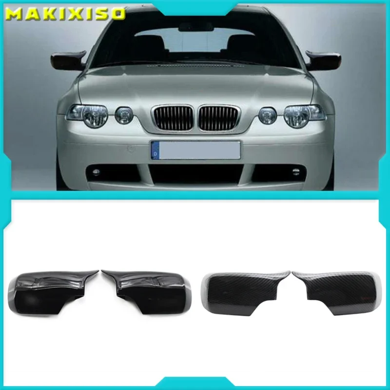 

New 2x M3 Sytle Car Side Rear View Mirror Cover Cap Shell Replacement For BMW E46 E39 1998-2005