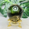Natural Gemstone Smoke Yellow crystal Ball Rainbow Quartz Hand Polished Home Room Decoration Gift Spiritual Stone Healing 2