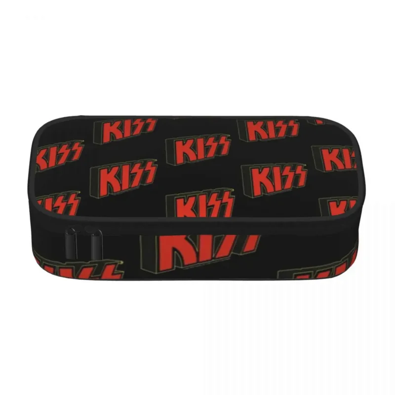 

Чехол для карандашей на молнии с надписью «Kiss Band»