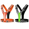 Safety Vest USB Rechargeable Adjustable & Elastic High Visibility Running Vest LED Safety Running Vest for Runners Night Walking 4