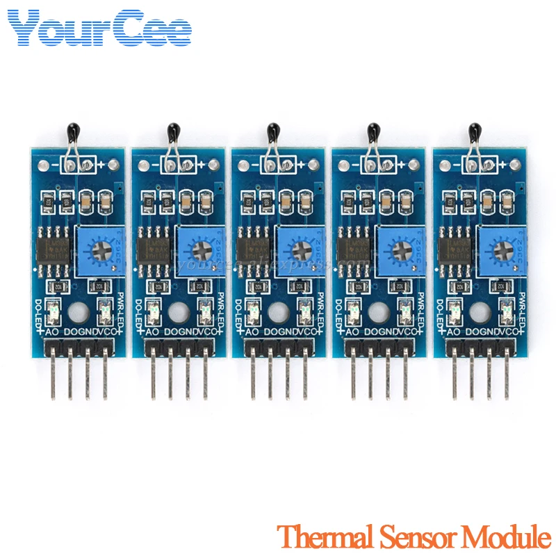 5pcs-1pc-Thermal-Temperature-Sensor-Module-Thermistor-Switch ... image.