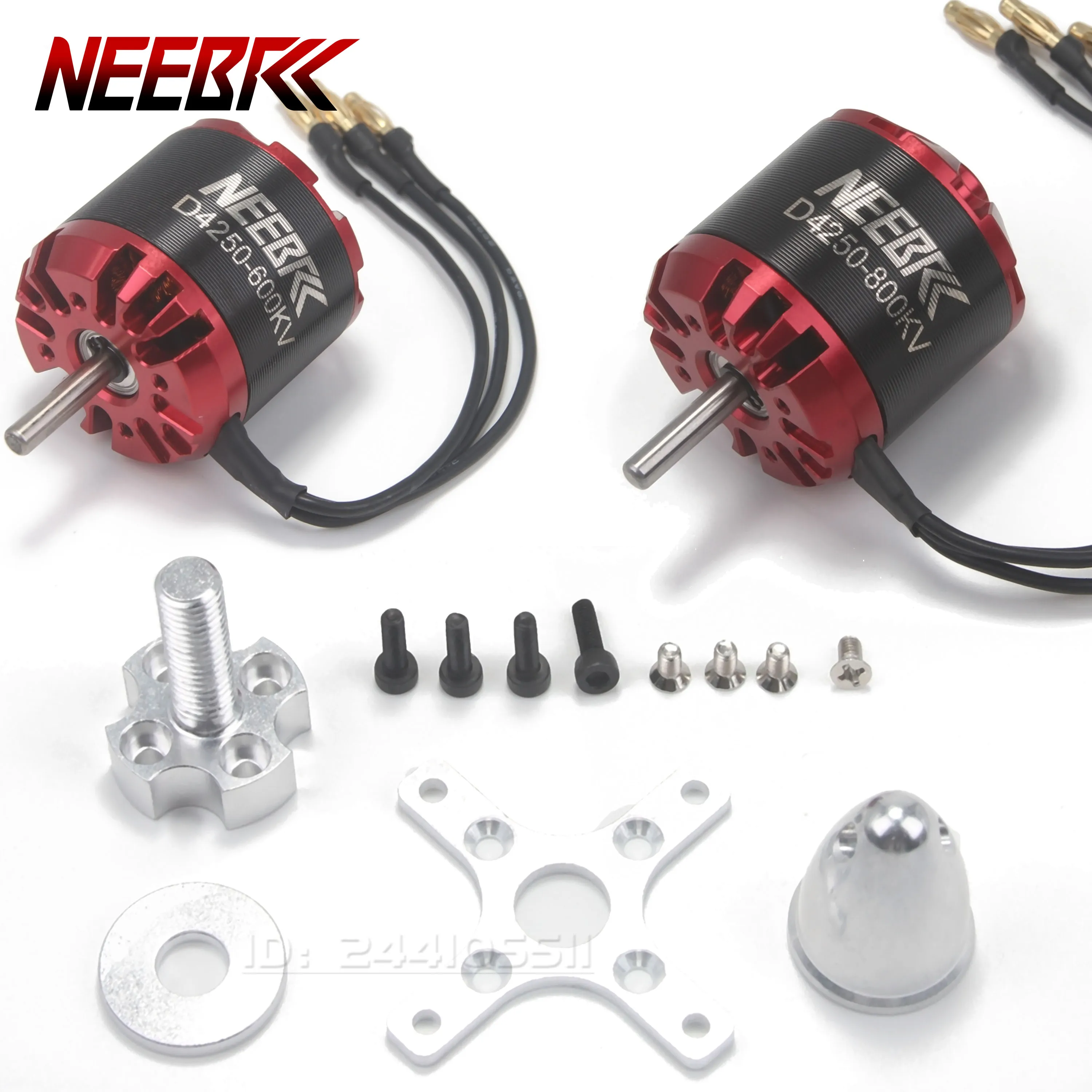 NEEBRC 4250 800KV 600KV Outrunner Bürstenlosen Motor 3-7S 4,0mm für RC FPV Fixed Wing Racing Drone Flugzeug Flugzeug Multicopter Teil