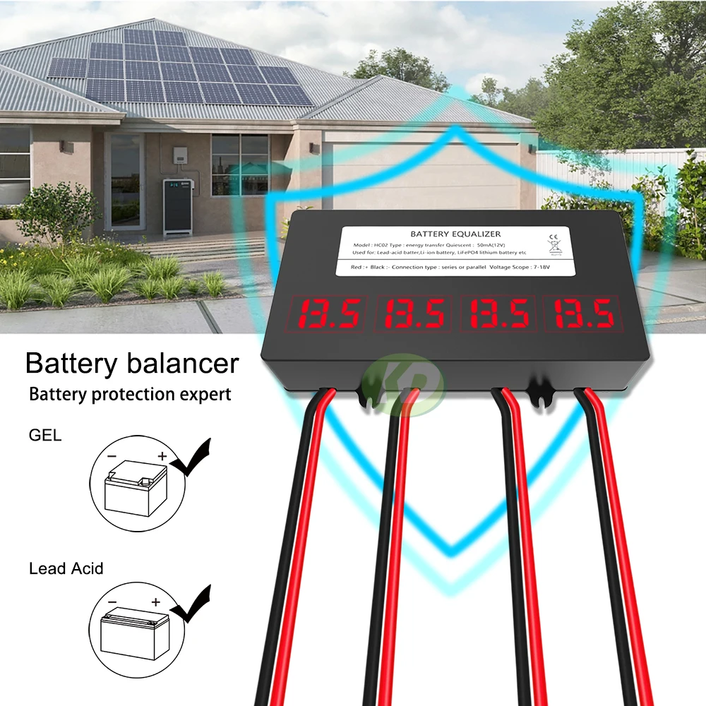 HC01 HC02 Battery Balancer Lead Acid Battery Equalizer Charger Regulators  Controller with LED Digital Dispaly 24V 48V Sale - Banggood USA Mobile