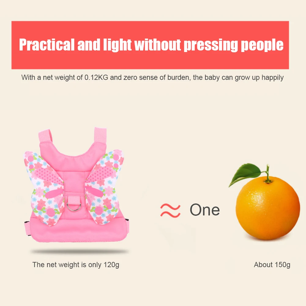 Angel Wings Baby Safety Harness Backpack Infant Carry Training Kids Walking Belts for Cute Babies Girls Pink Learning Walk Bags 5