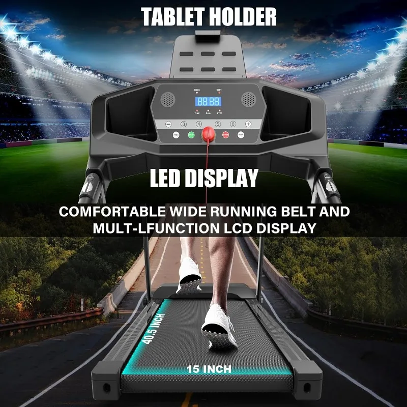 Foldable Incline Treadmill 5