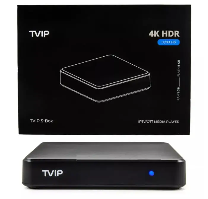 Newest TVIP S-Box v.705 4K UHD Nordic One Smart TV Box Android11& Linux OS 5G Dual TV BOX Amlogic S905W2 2.4/5G WiFi  vs TVIP605